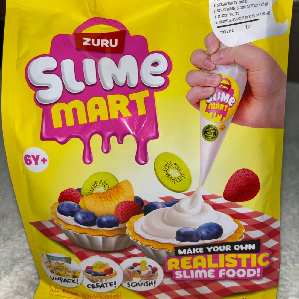 Slime Mart Realistic Slime Food - Fruit Tart